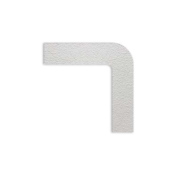 Weiße 3M Stamark abgerundete L-Markierung für Parkflächen, Einzelansicht