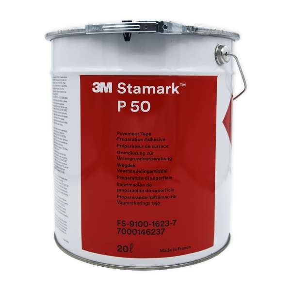 3M Stamark P50 Grundierung 20-L-Eimer, rotes Frontetikett, Tragebügel