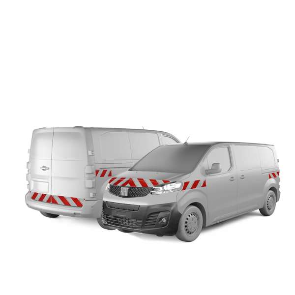 Komplettmarkierungssatz des Fiat Scudo mit Hecktür, Baujahr 2024